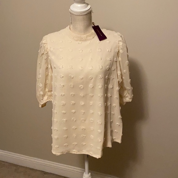 Lascana Tops - Lascana Pin Dot Blouse